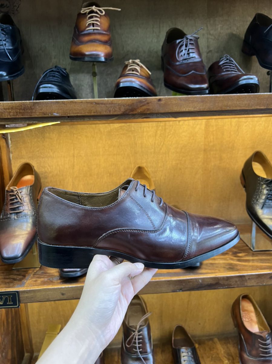 Giày da nam 001 Nâu