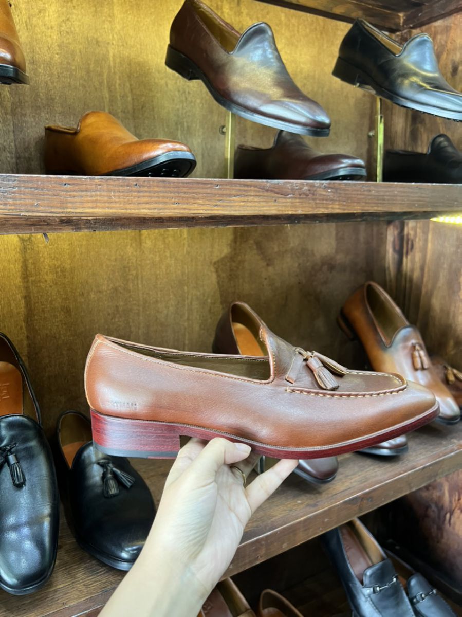 Giày da nam 0018 Nâu chuông