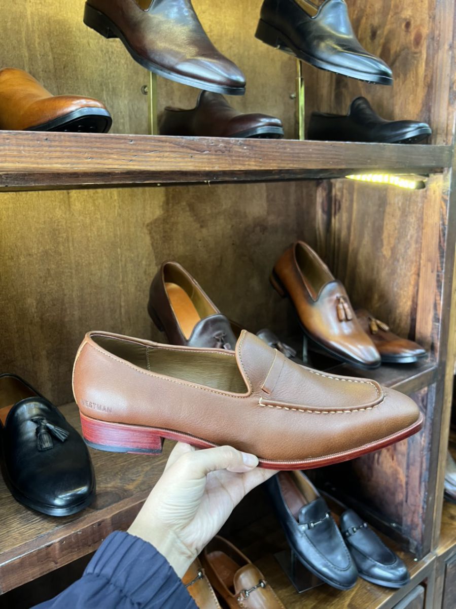 Giày da nam 0018 Nâu