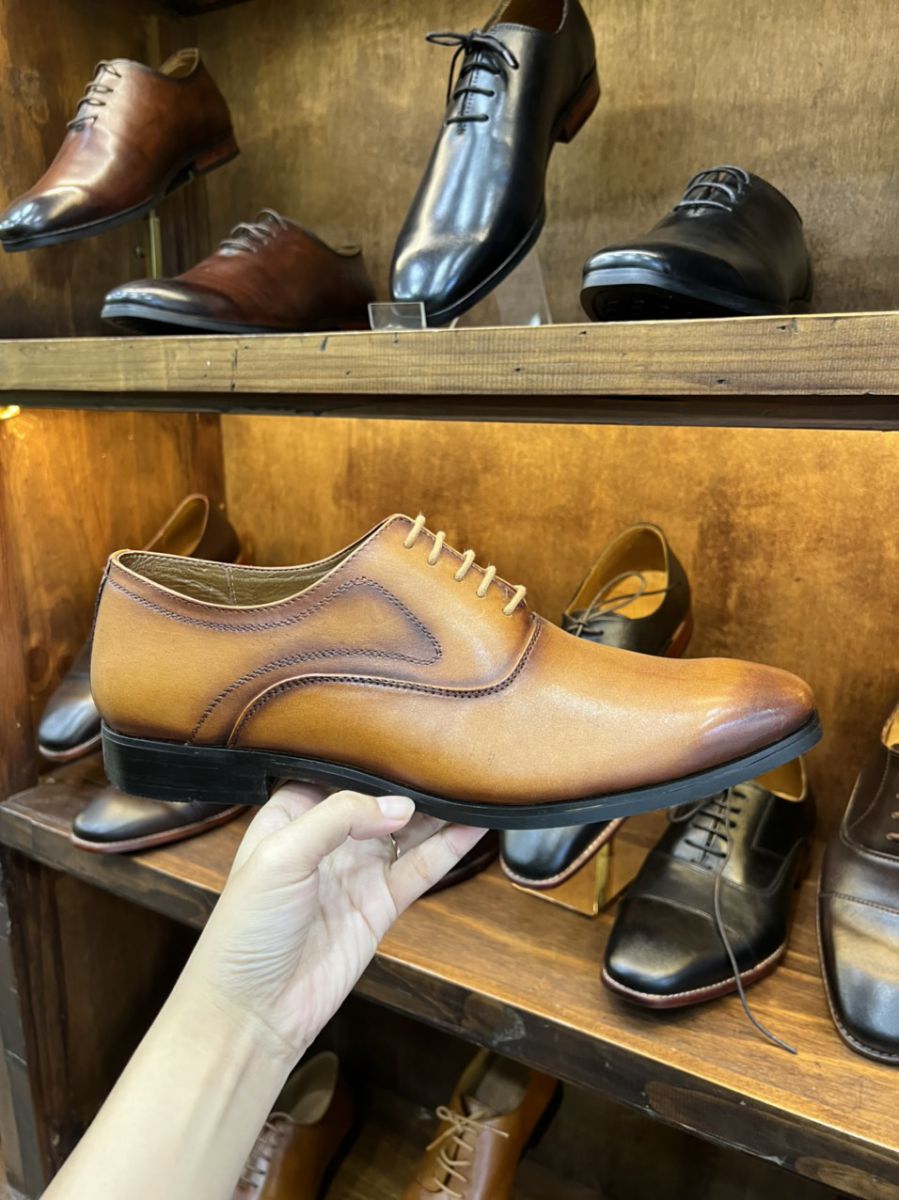 Giày da nam 0065 Vàng Bò