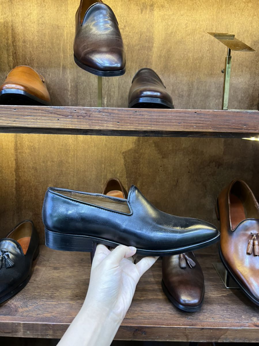 Giày da nam 069 Đen