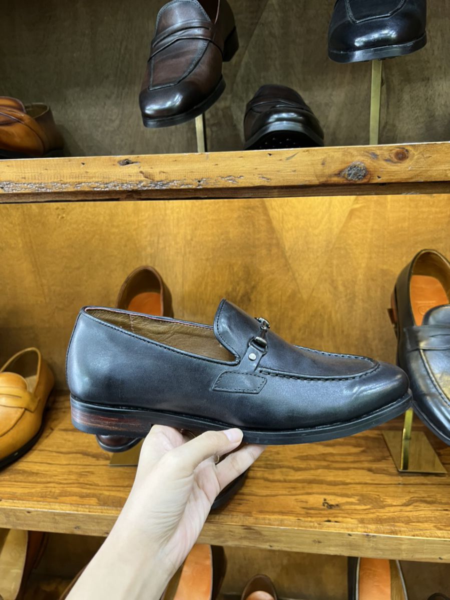 Giày da nam 0019 Đen