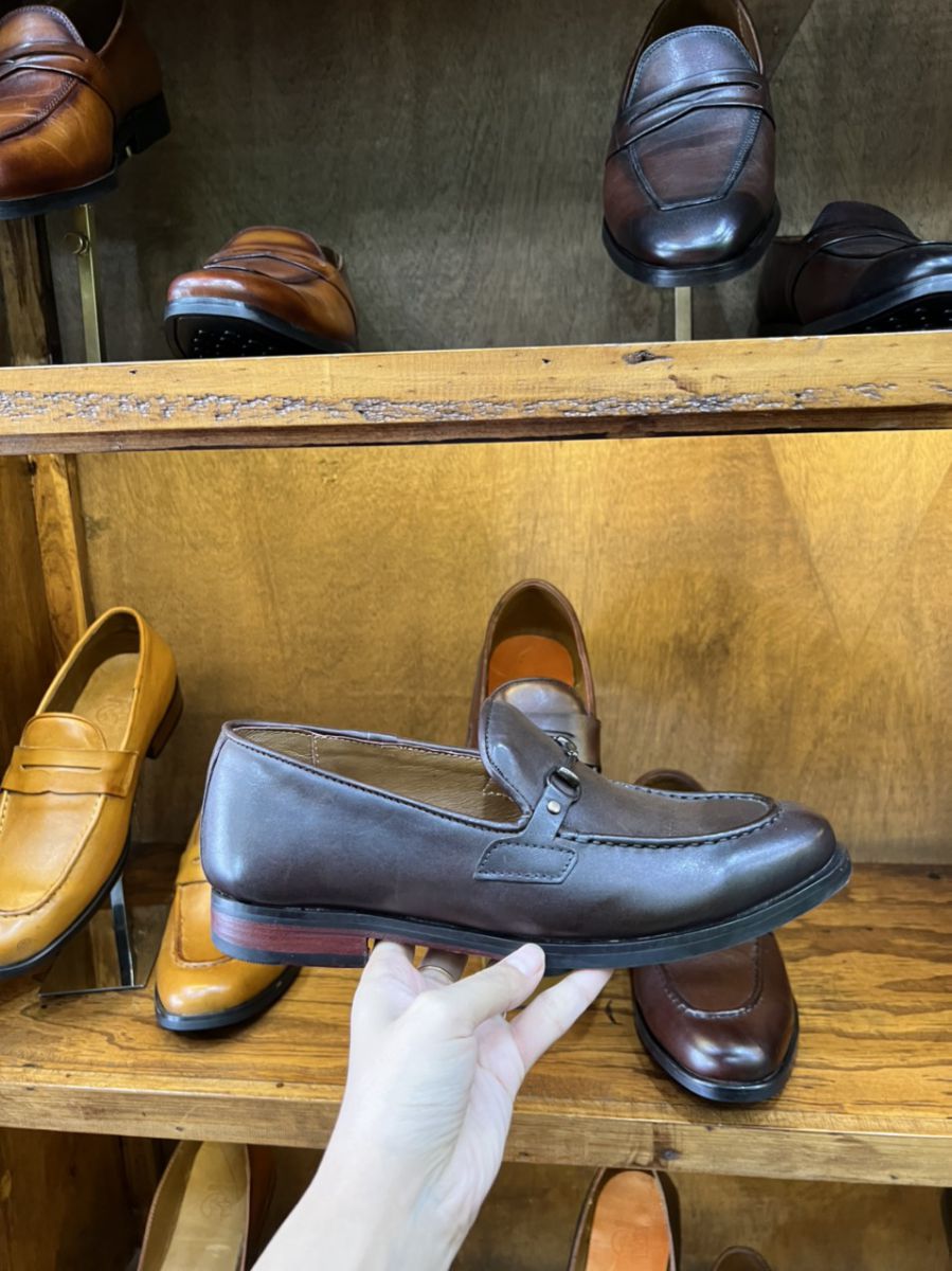 Giày da nam 0019 Nâu