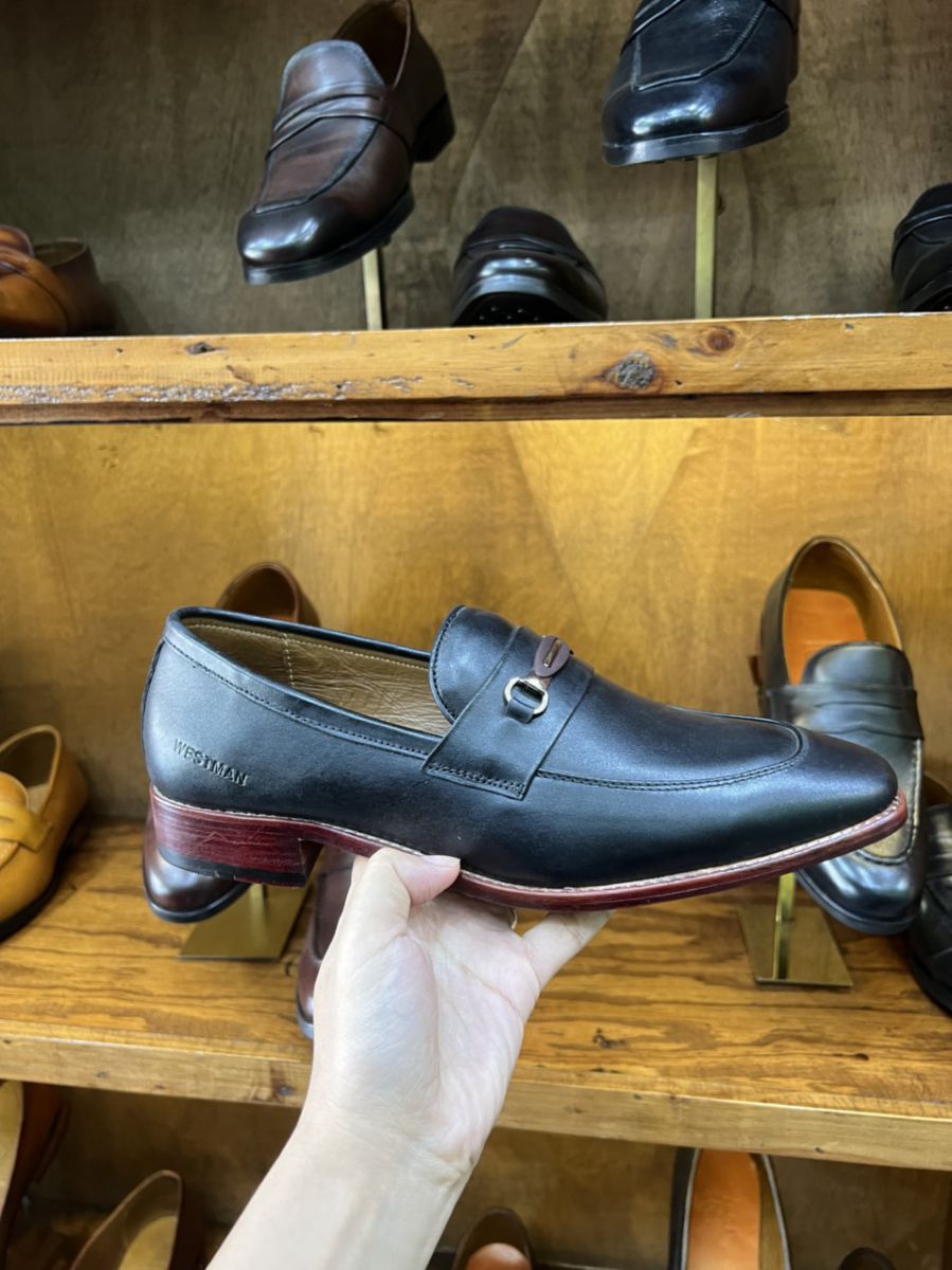 Giày da nam D024 Đen