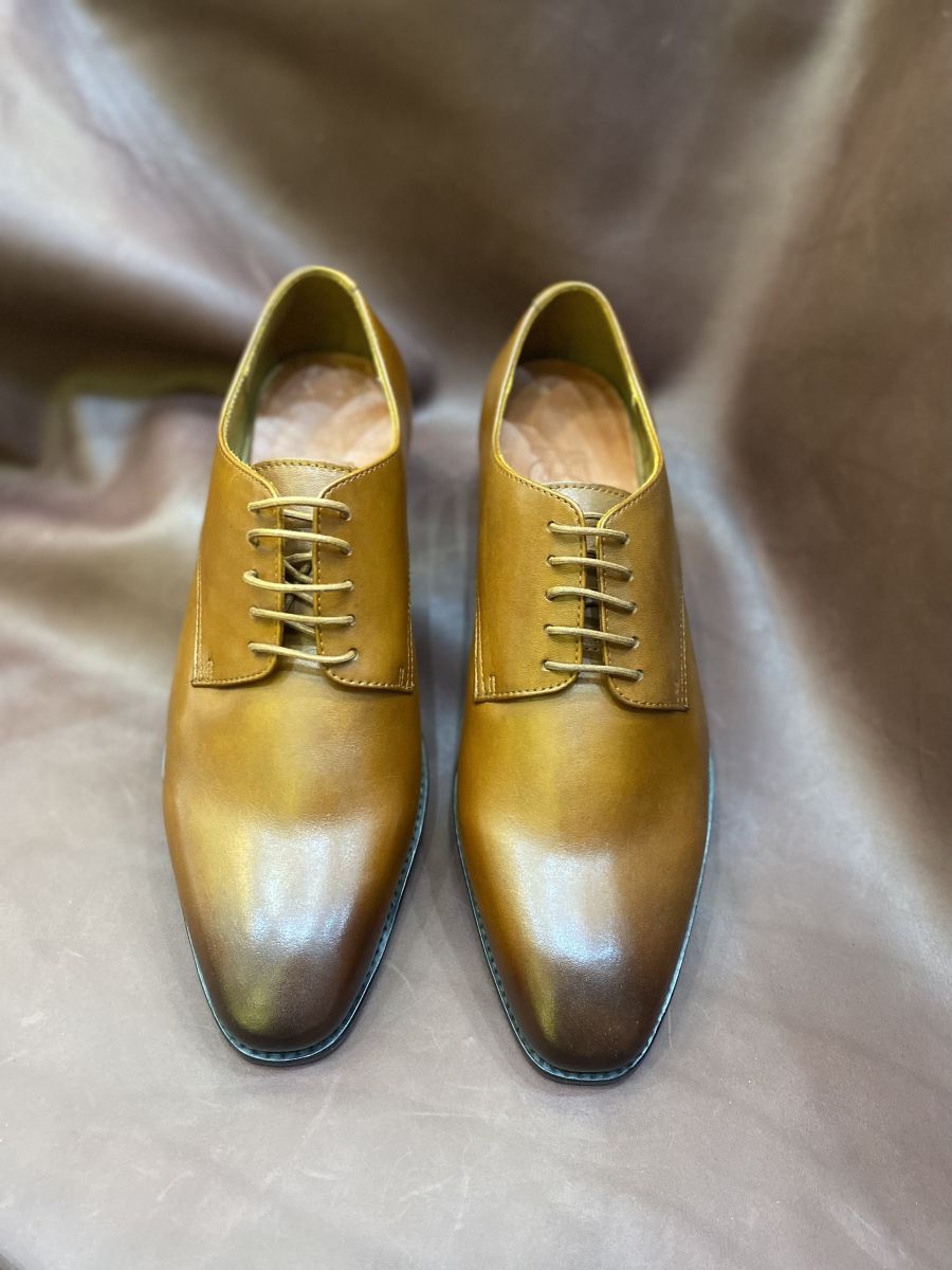 Giày da nam 284 Vàng Bò