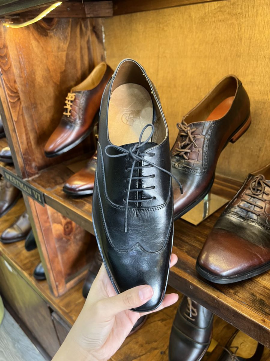 Giày da nam 061 Đen