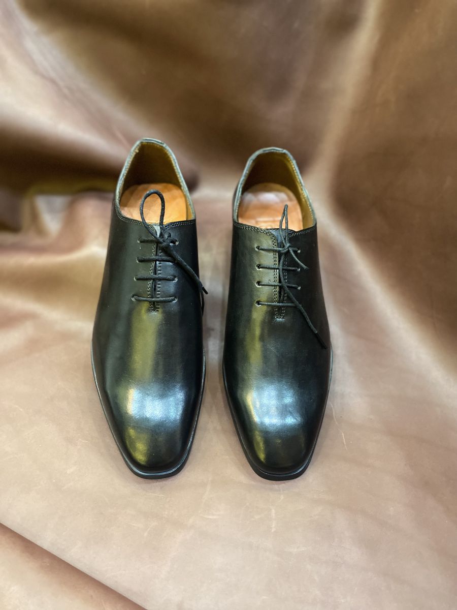 Giày da nam 0020 Đen Mờ