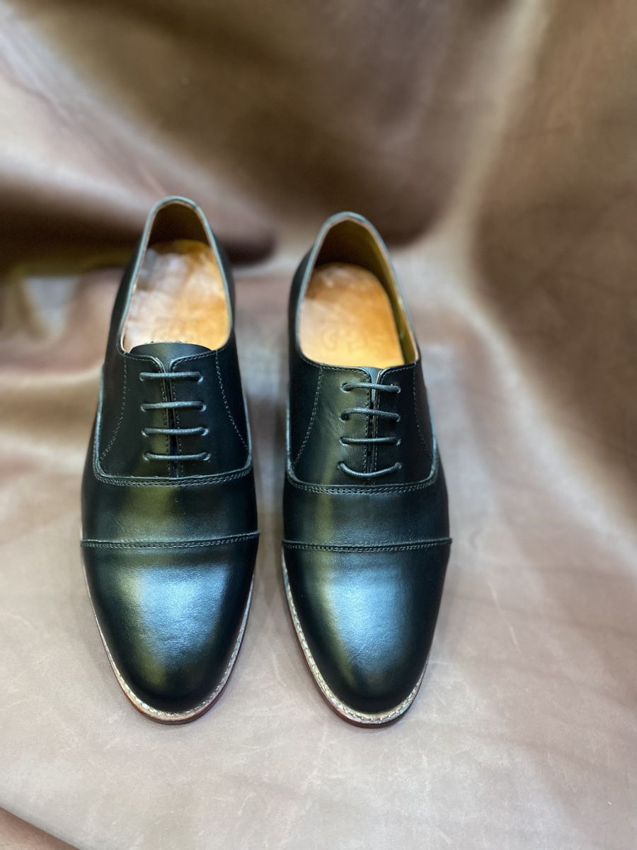 Giày da nam D068 Đen