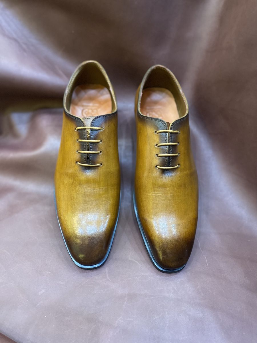 Giày da nam 0020 Vàng Bò