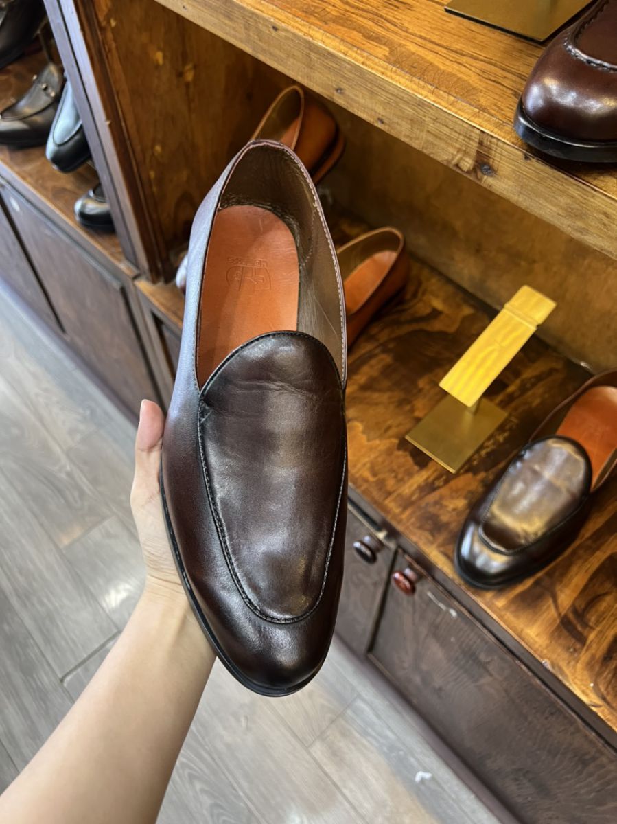 Giày da nam 092 Nâu