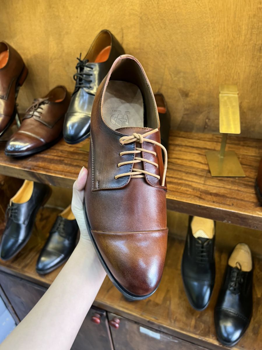 Giày da nam cao 234 HANDMADE