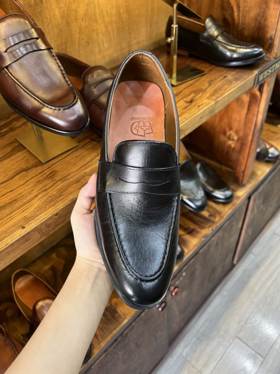 Giày da nam 003 Đen